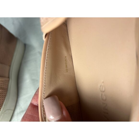 VINCE Pink Perforated Blair Slip-On Casual Sneakers EU 36 US 6 - Picture 10 of 10